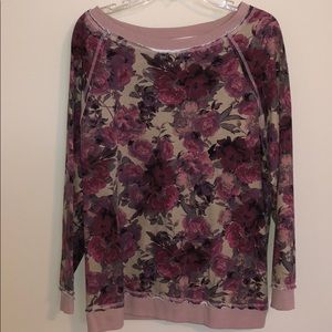 Floral sweatshirt
